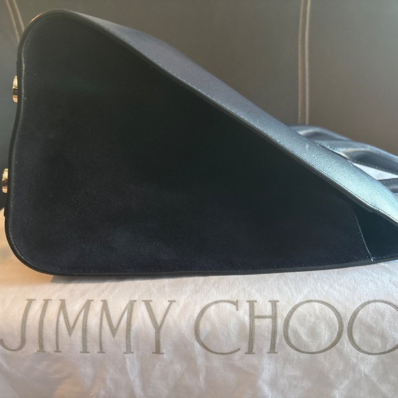Jimmy Choo Riley Navy Tote - Picture 4 of 8